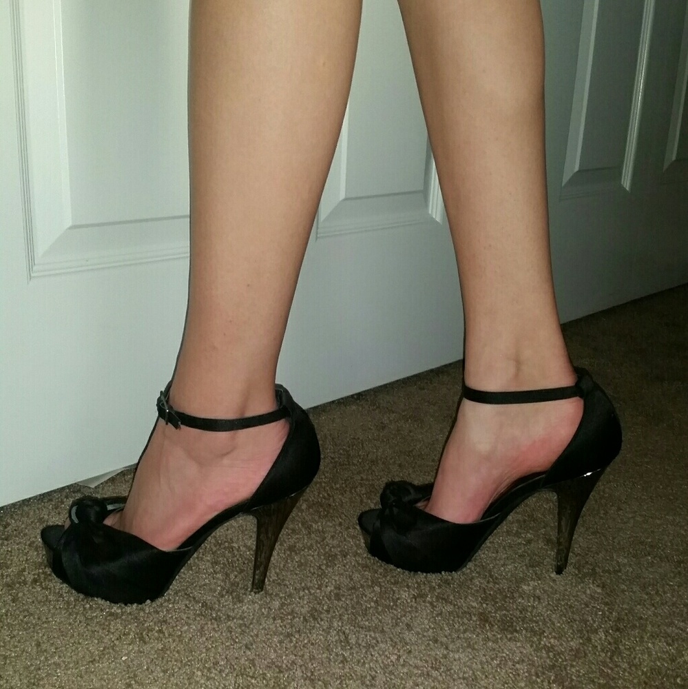 Black heels.
